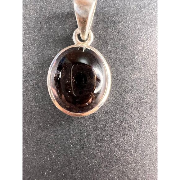 NEW lilac bi color tourmaline sterling silver pendant 2.70 grams - Picture 14 of 16